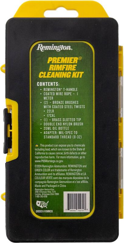 Premier Rimfire Cleaning Kit, Rifle/Handgun, .17-.22
